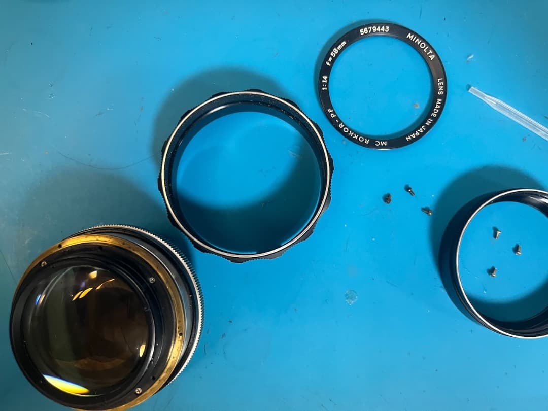 【整備＆テスト済】ミノルタ MC ROKKOR-PF 58mm F1.4 443