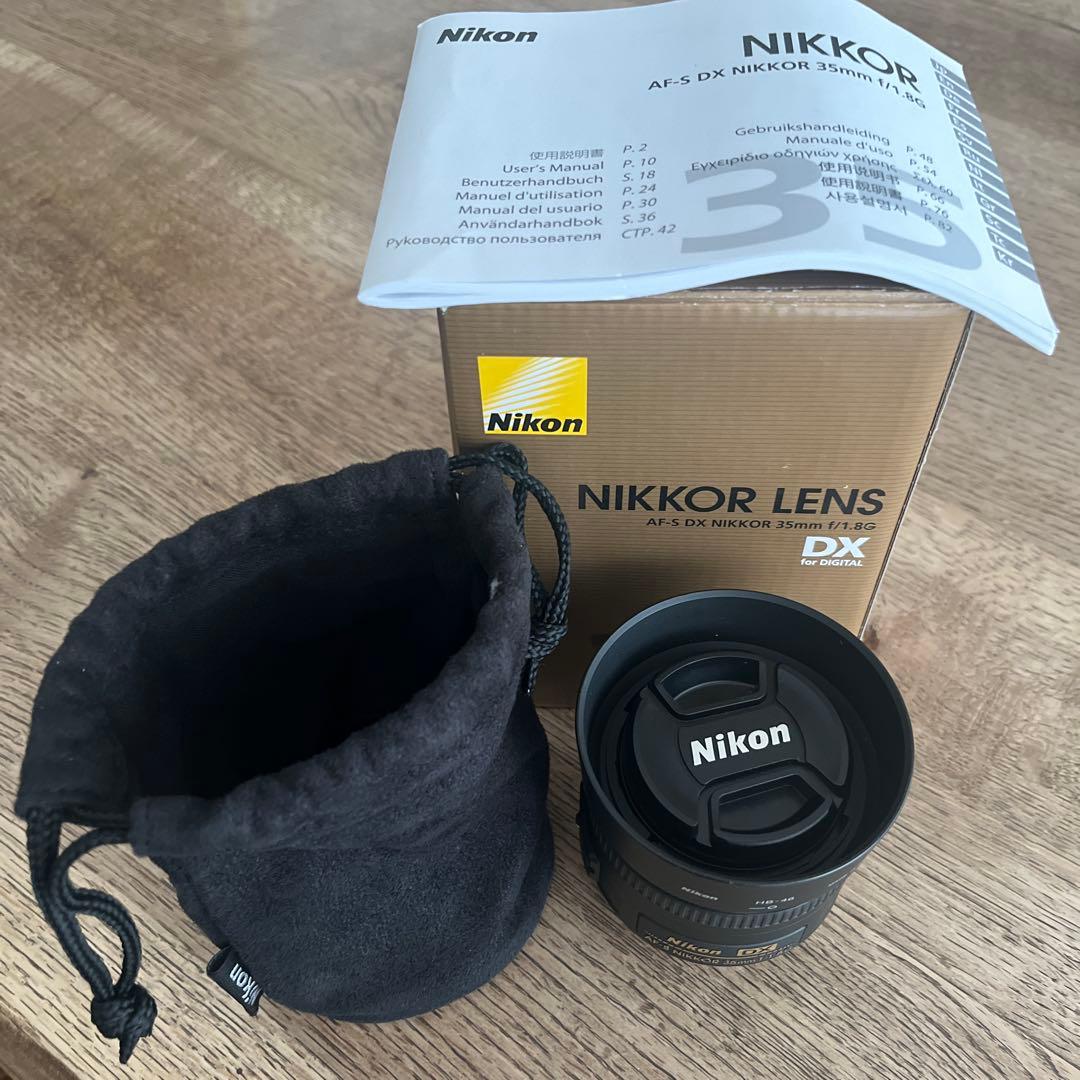 Nikon AF-S DX NIKKOR 35mm f/1.8G レンズ
