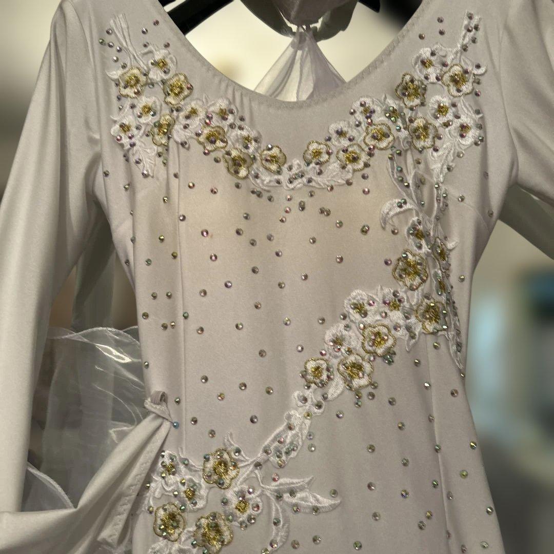 社交ダンスのスタンダードドレスです。一度競演会で着用しました。