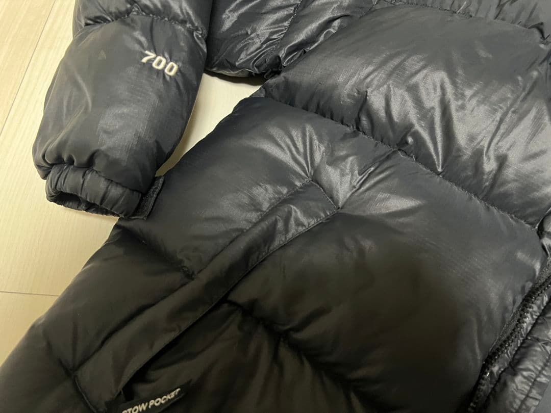 THE NORTH FACE ブラックダウンジャケットＭ メンズ