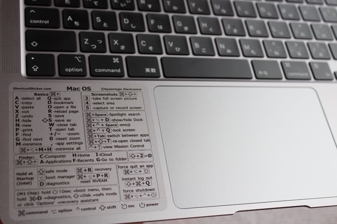 【極美品】M1チップ MacBookAir 2020 メモリ16GB 512GB