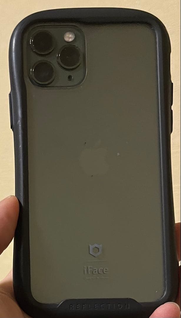 カバー、強化ガラス付きiPhone 11 Proミッドナイトグリーン 256GB