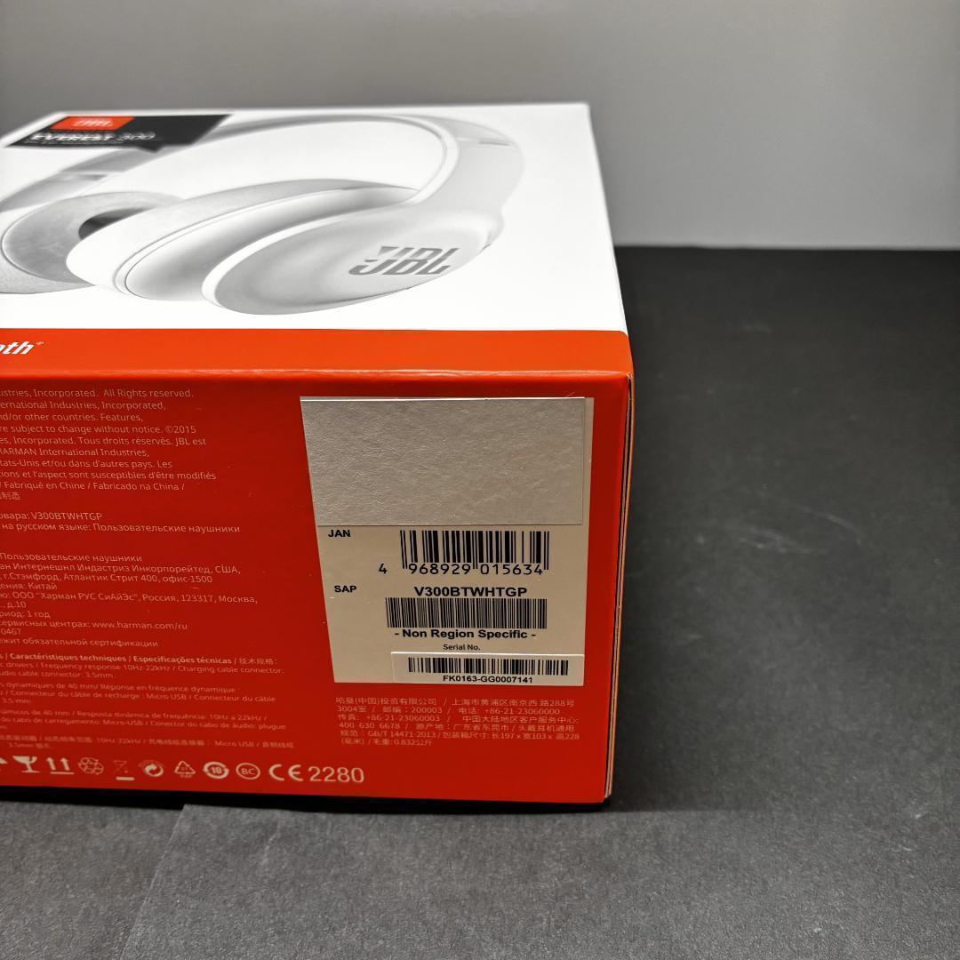 JBL ワイヤレスヘッドホン V300BTWHTGP