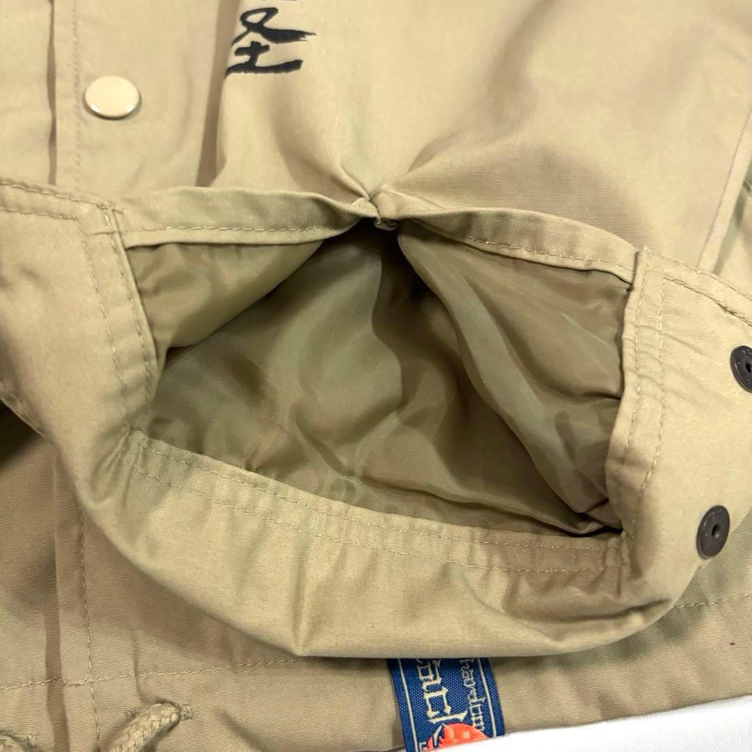 black means ブラックミーンズ　コーチジャケット 般若心経 M