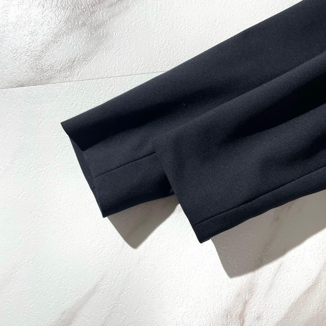 美品✨ セオリー ノーカラージャケット パンツスーツ セットアップ ネイビー