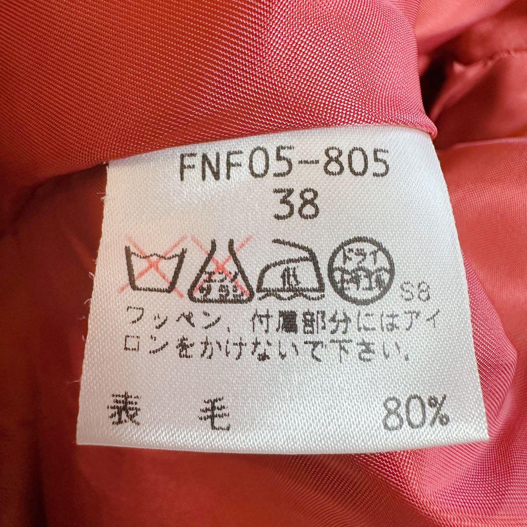 バーバリーブルーレーベル ダッフルコート ロング ウール ノバチェック フード