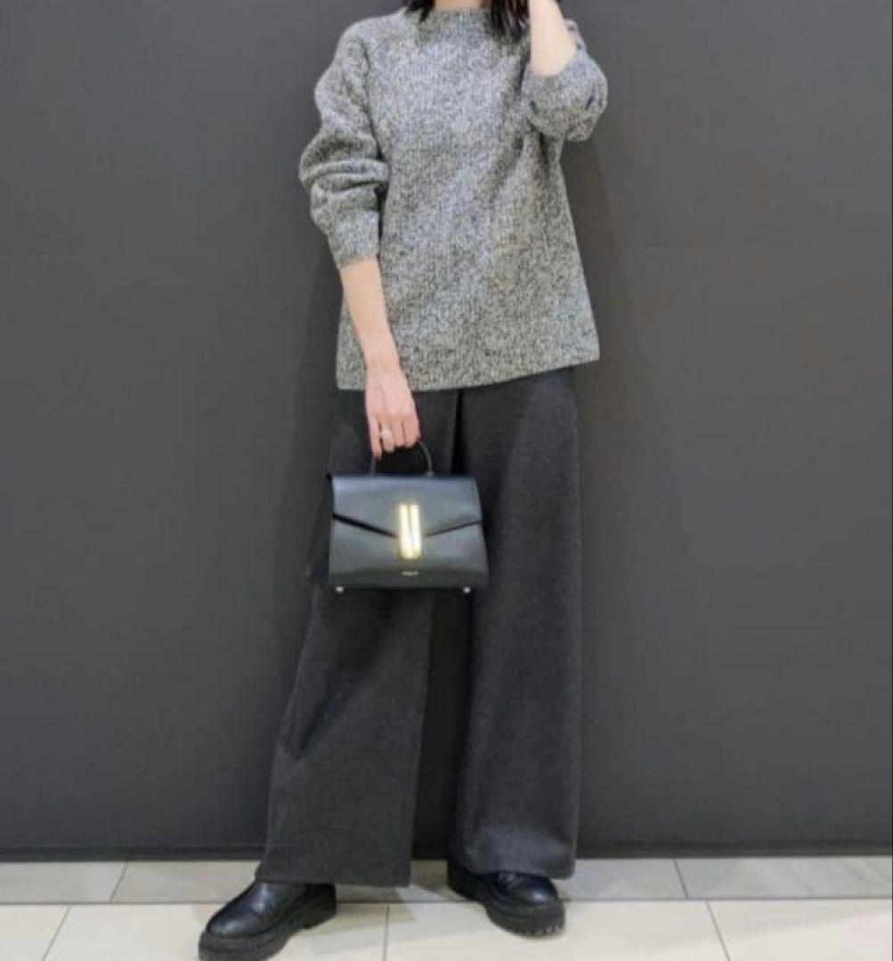 セオリーリュクス ニット　Misto Shane ブラックマルチ40