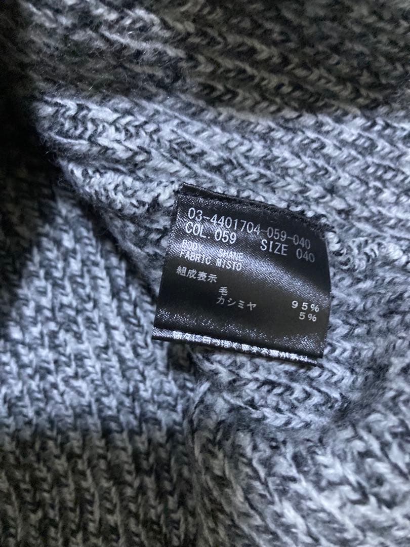 セオリーリュクス ニット　Misto Shane ブラックマルチ40