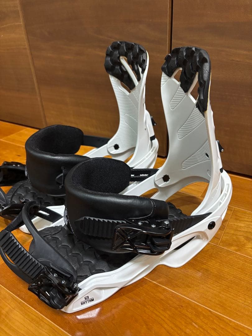 SALOMON スノーボードビンディング ホワイト/ブラック