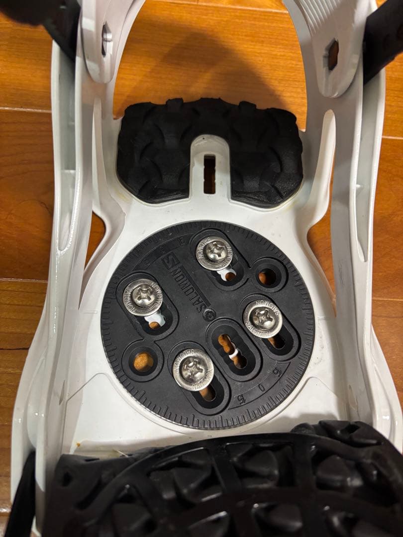 SALOMON スノーボードビンディング ホワイト/ブラック