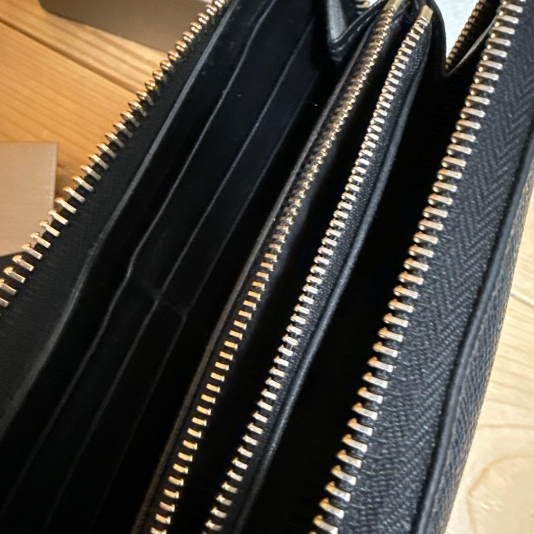 BVLGARI ブルガリ　長財布　ピーゼロワン　ブラック　レザー