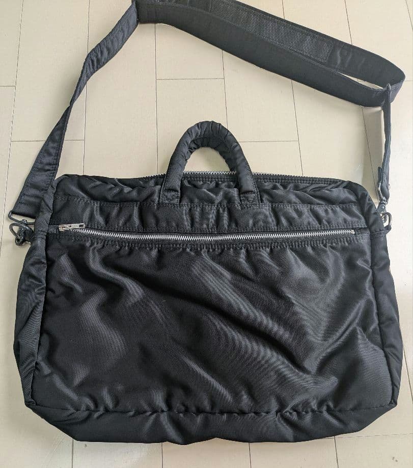 PORTER TANKER 2WAY BRIEFCASE　ブラック