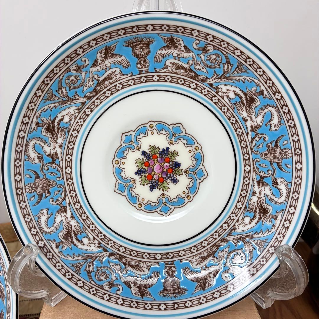 ウェッジウッド フロレンティーンターコイズ リー　カップ＆ソーサー コーヒー