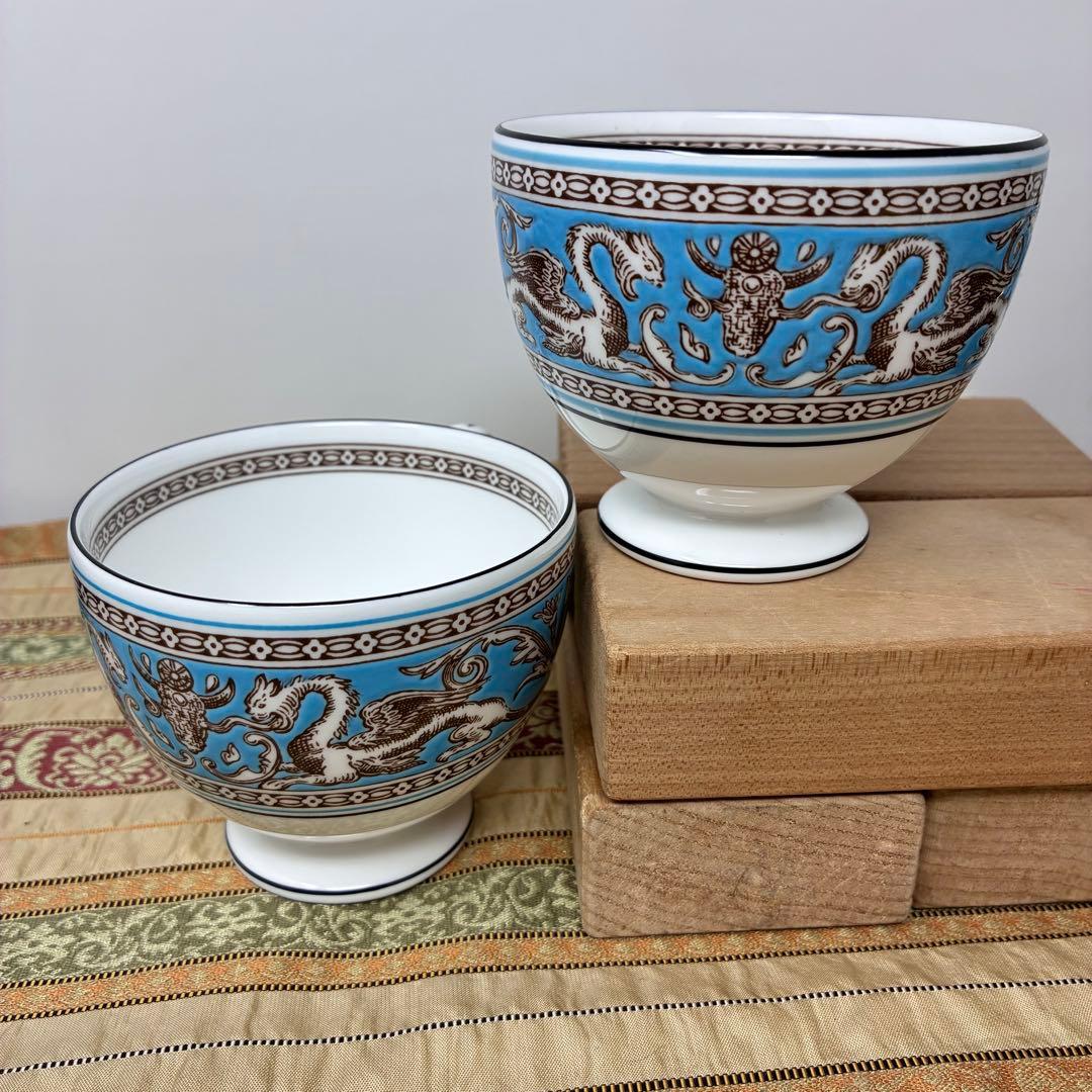 ウェッジウッド フロレンティーンターコイズ リー　カップ＆ソーサー コーヒー