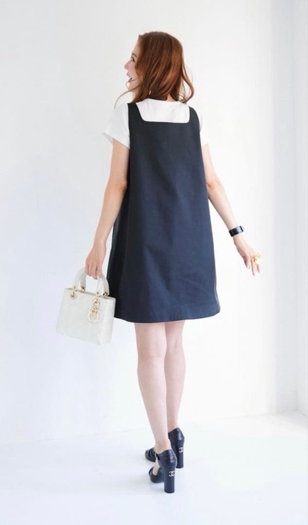 OBLI♡Uラインジャンパーワンピース