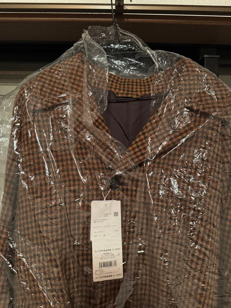 [新品] LB.01/チェックツイードカーコート サイズ M