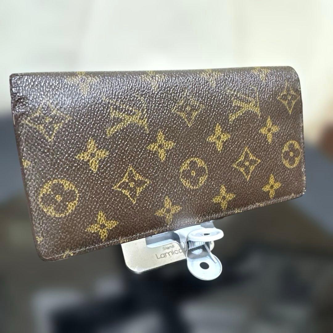 13☆良品☆モノグラム♪ポルトフォイユ ブラザ 二つ折り長財布