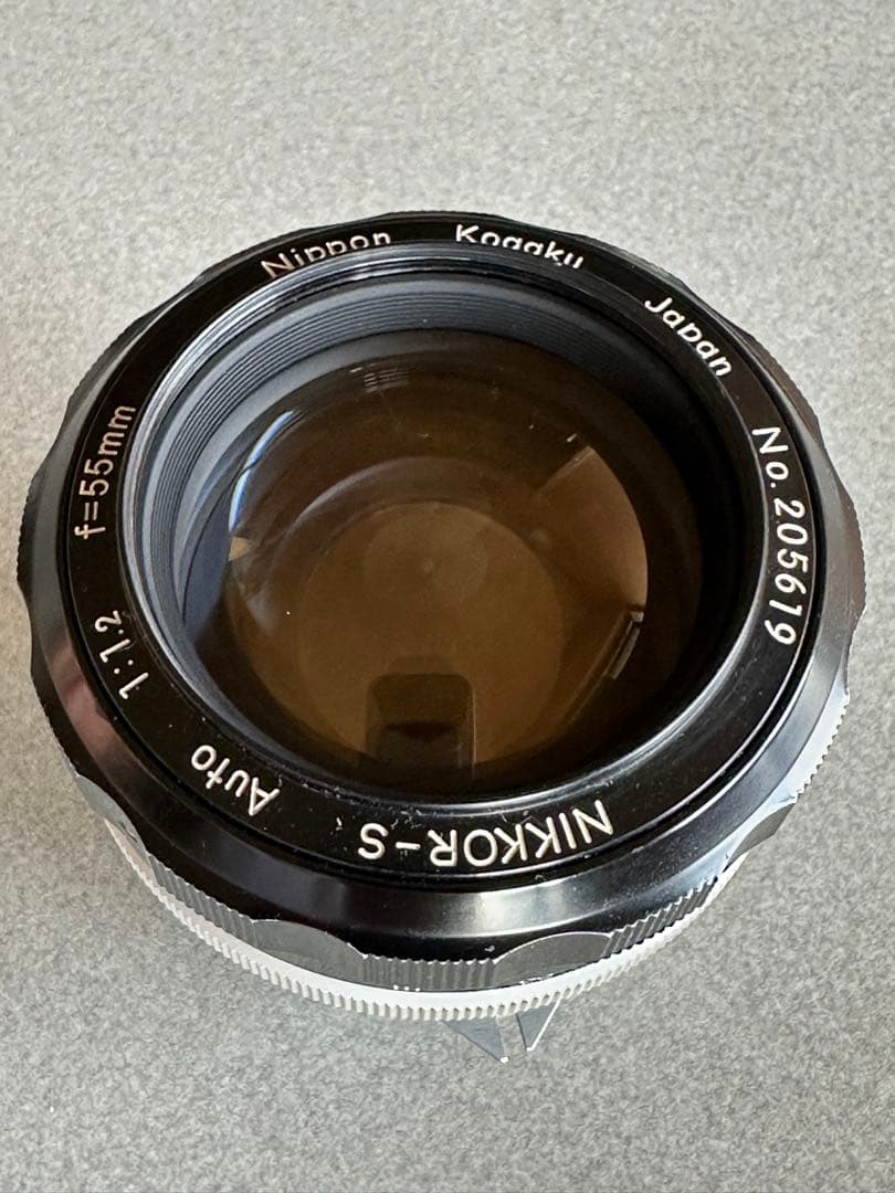 Nikon F2 Photomic 55mm F1.2、説明書、牛革製純正ケース
