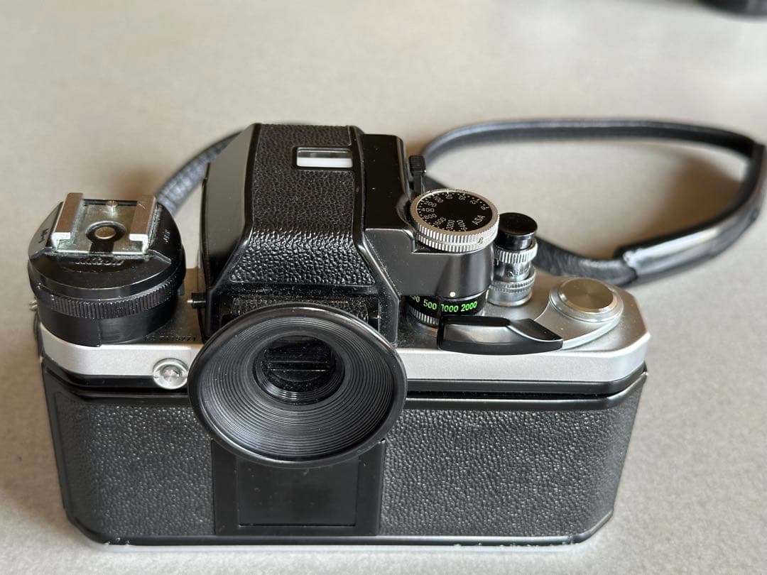 Nikon F2 Photomic 55mm F1.2、説明書、牛革製純正ケース