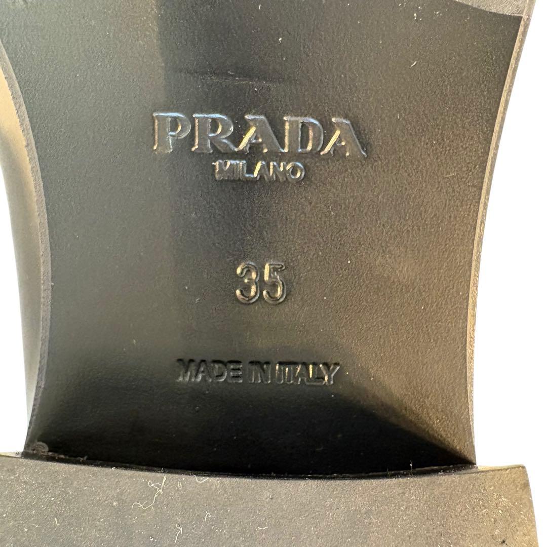［正規品］PRADA プラダ　サイドゴアブーツ ブラック 35 (22cm)