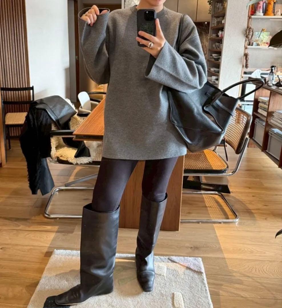 トップス RIM.ARK 25AW Middle length box knit tops