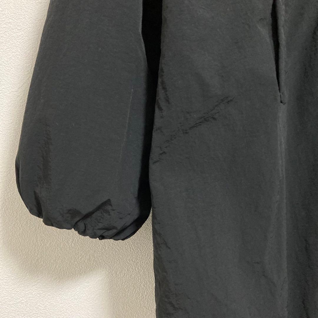 solamonat poche　フーデッドダウンコート　黒　F　ソラモナポッシェ