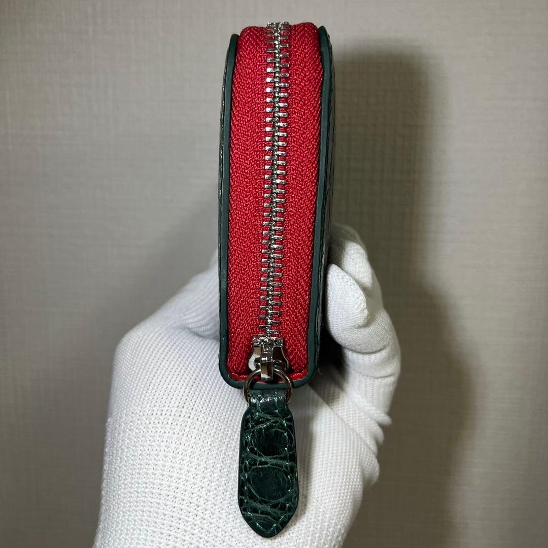 ひこーき【新品・未使用】シャイニングクロコダイル　長財布　シャムワニ