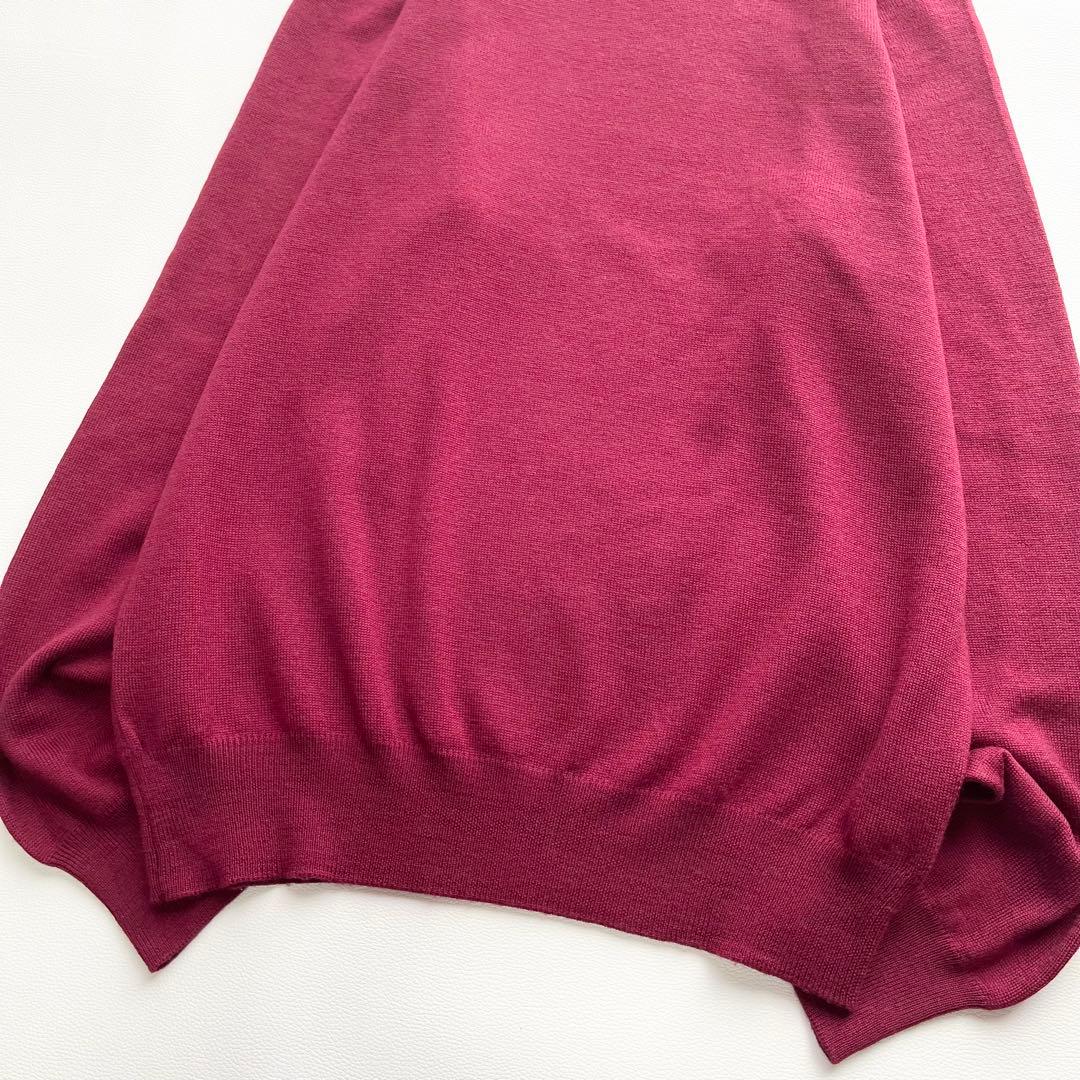 美品『Gran Sasso』モックネックニット／ウール／イタリア製／春秋冬／44