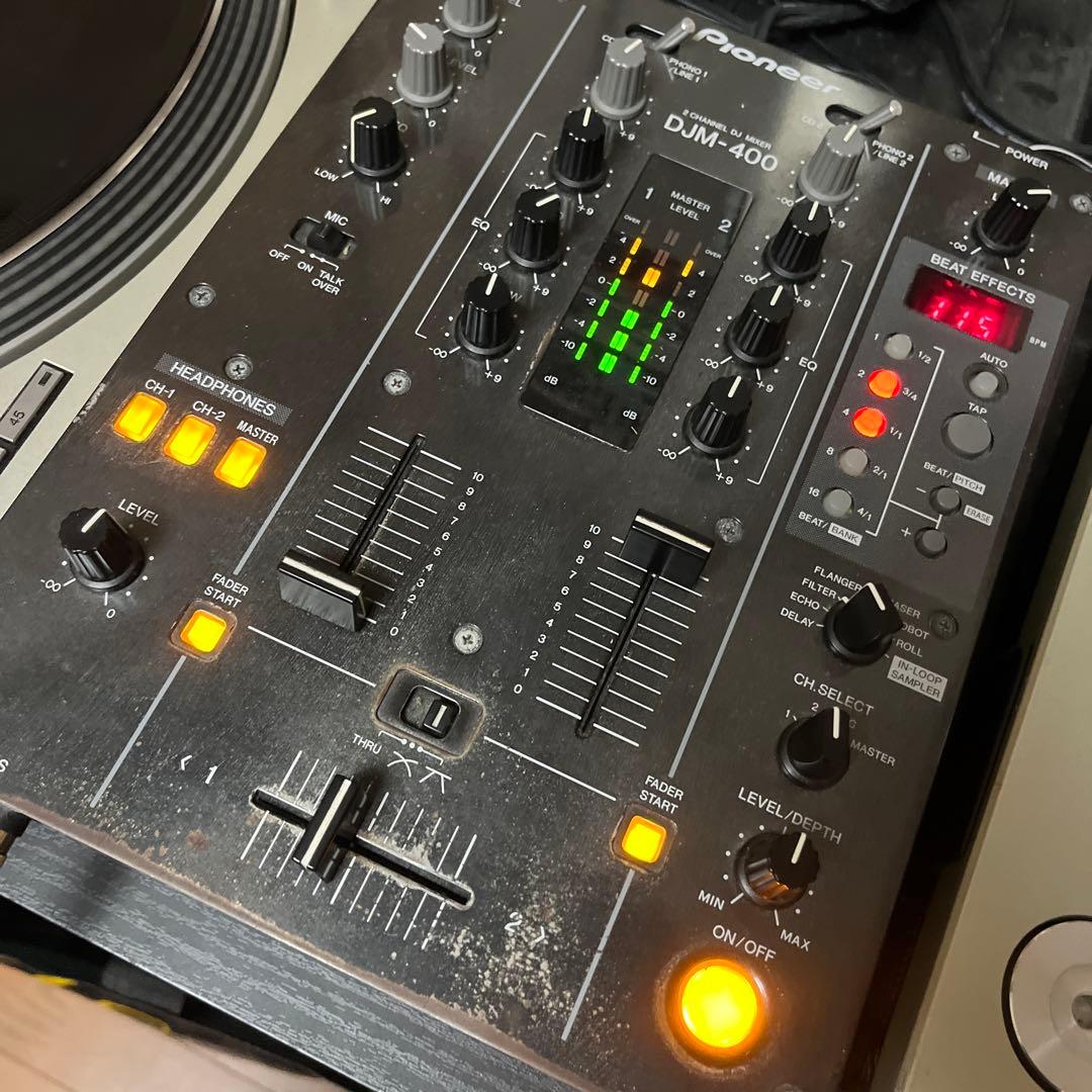 i*j様 Pioneer DJM-400 2チャンネルDJミキサー