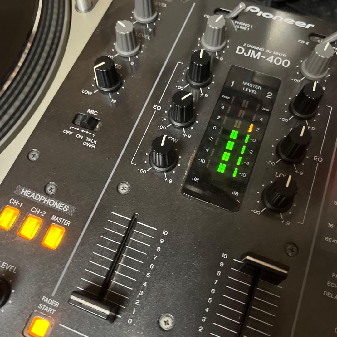i*j様 Pioneer DJM-400 2チャンネルDJミキサー