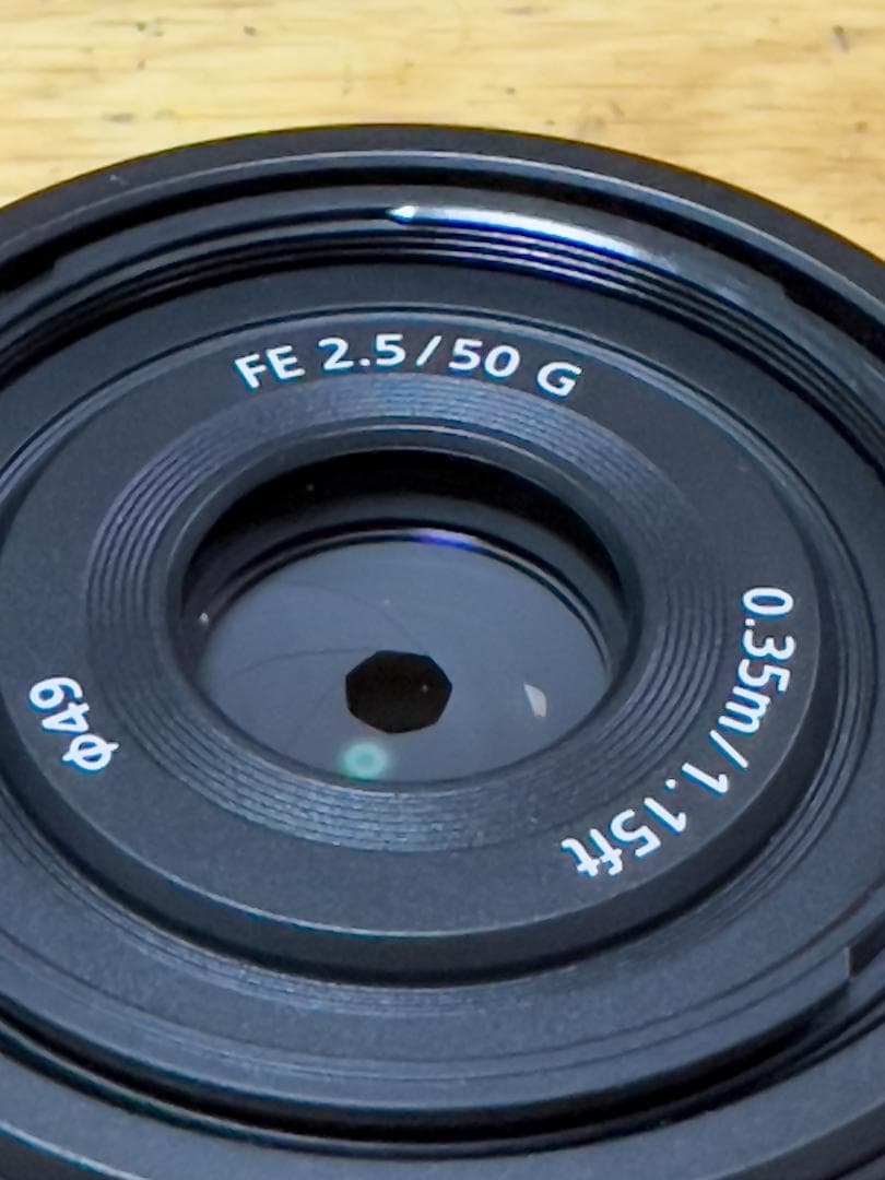 sony ソニー　単焦点レンズ　FE 50mm F2.5 G　中古美品
