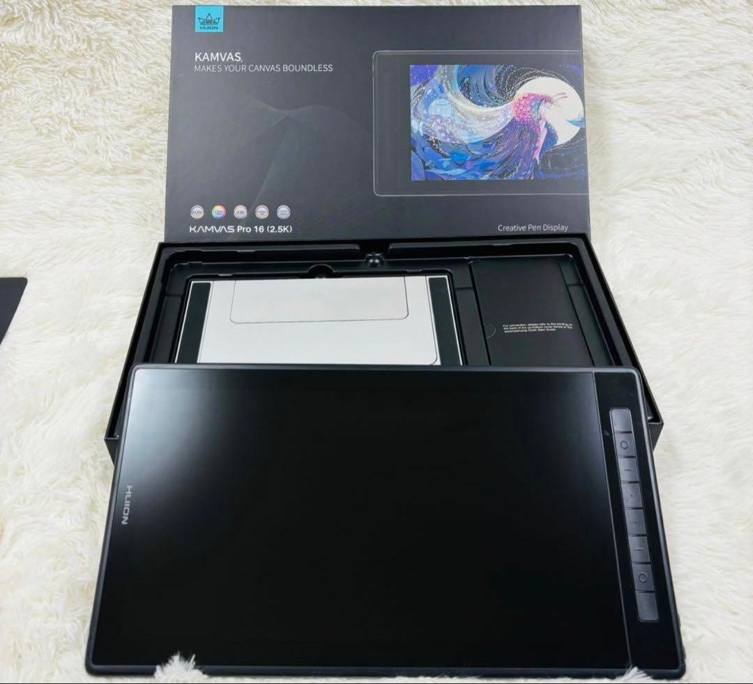 液タブ・ペンタブ huion kamvas 16 pro 2.5k
