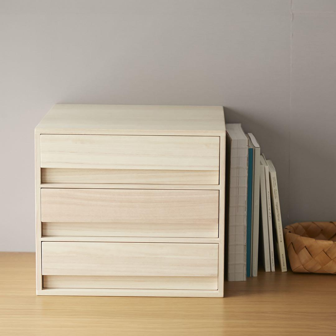 増田桐箱店 桐小物入れ アクセサリーケース、帯留め収納 日本製