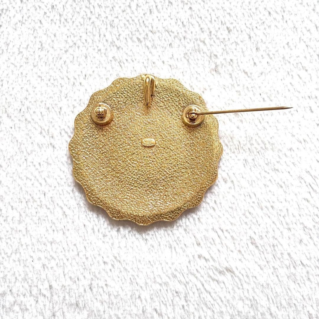 【美品】CHANEL (シャネル) ゴールド ブローチ 箱付き 99A刻印