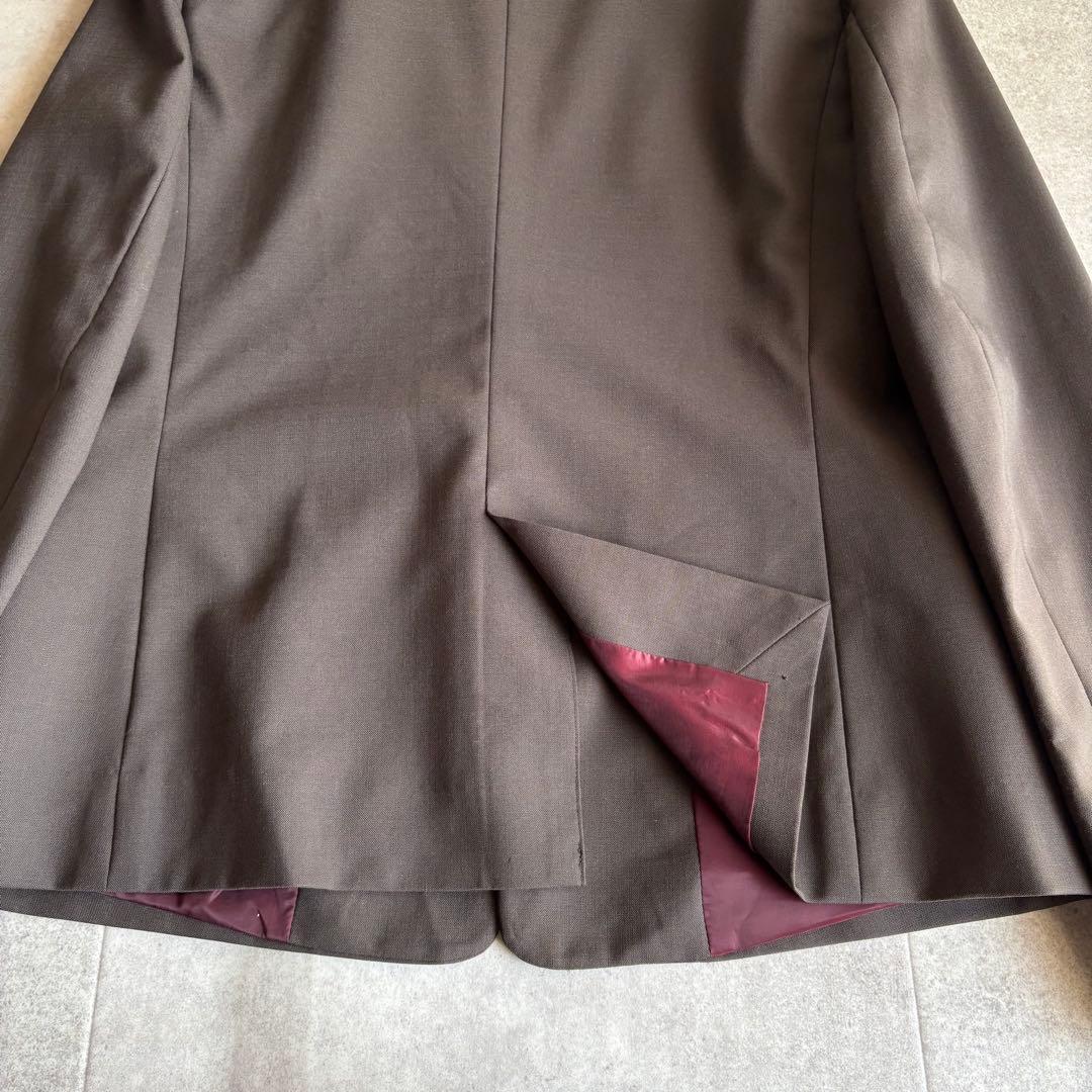 美品✨グリーンレーベルリラクシング カチリラ パンツスーツ 茶 36/34