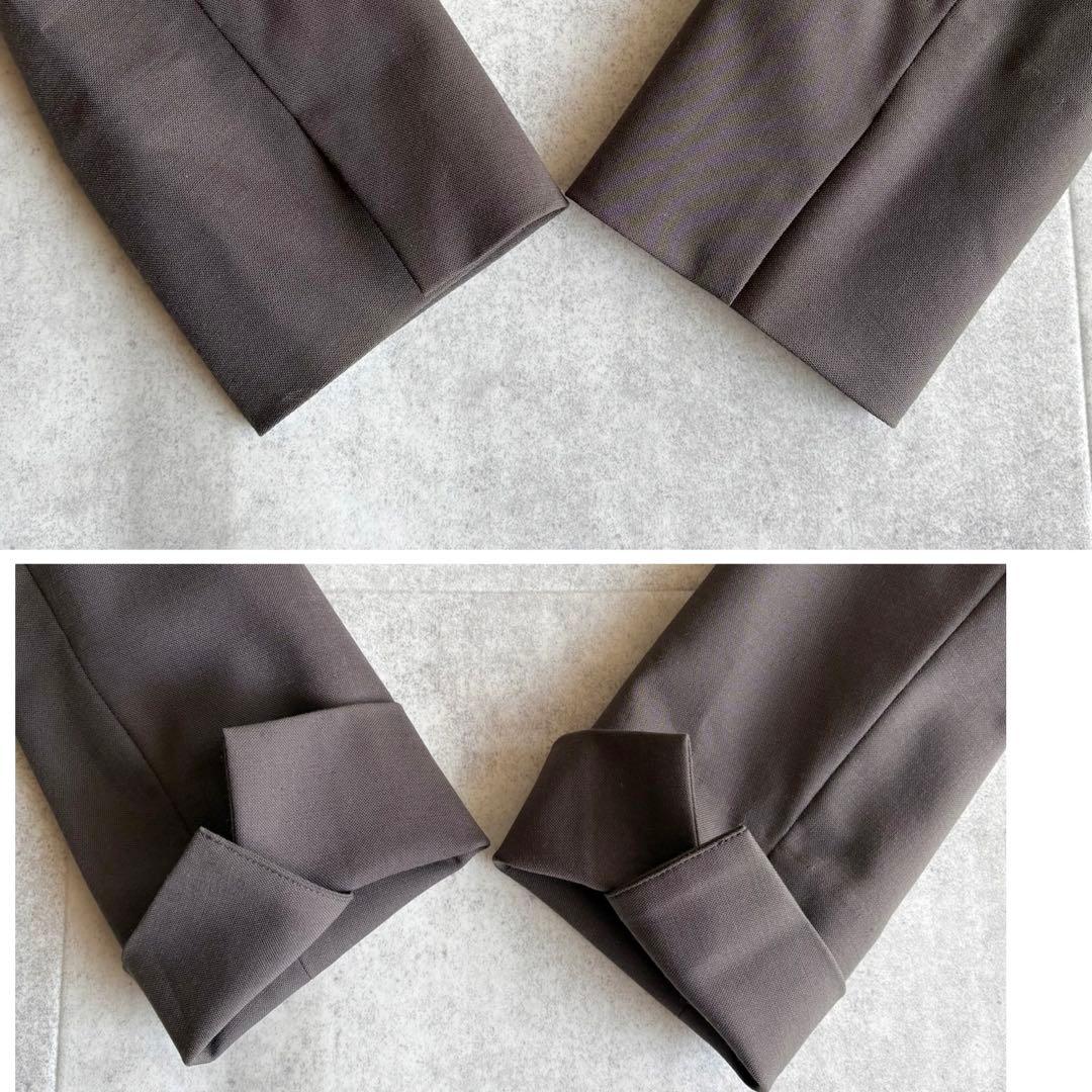 美品✨グリーンレーベルリラクシング カチリラ パンツスーツ 茶 36/34