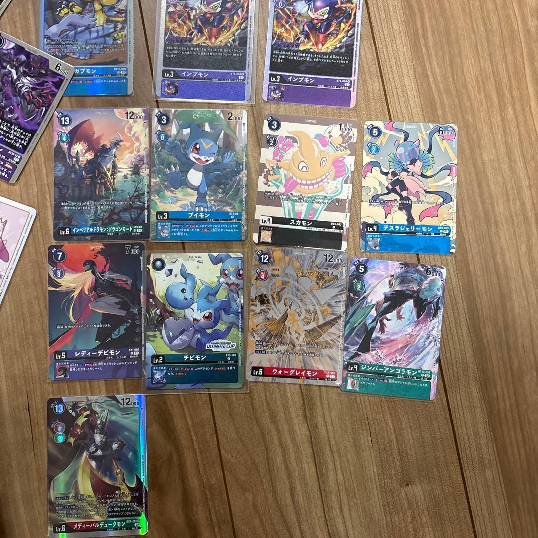 デジモンカード引退品　ベルスターモンデッキ、公式スリーブ　ウィズダムトレーニング