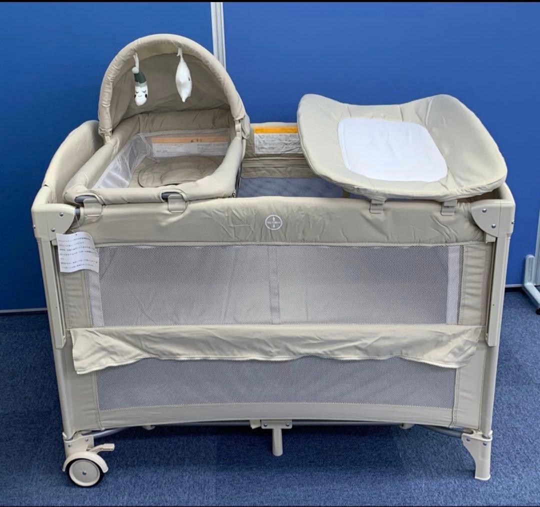 0120-0018B多機能ベビーベッド 折り畳み式プレイヤード
