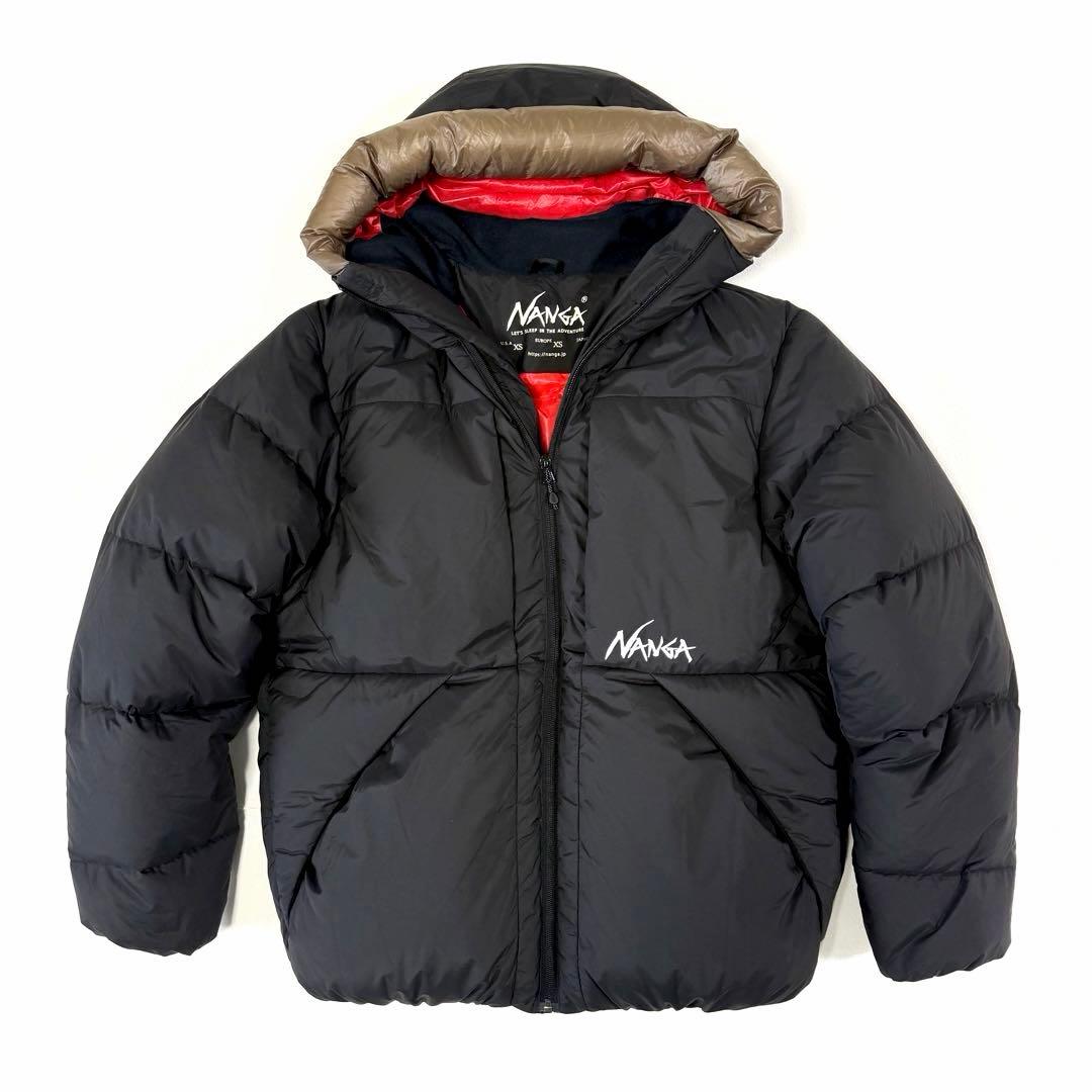 ナンガ ノーザンライトダウンジャケット アウター フード ブラック S