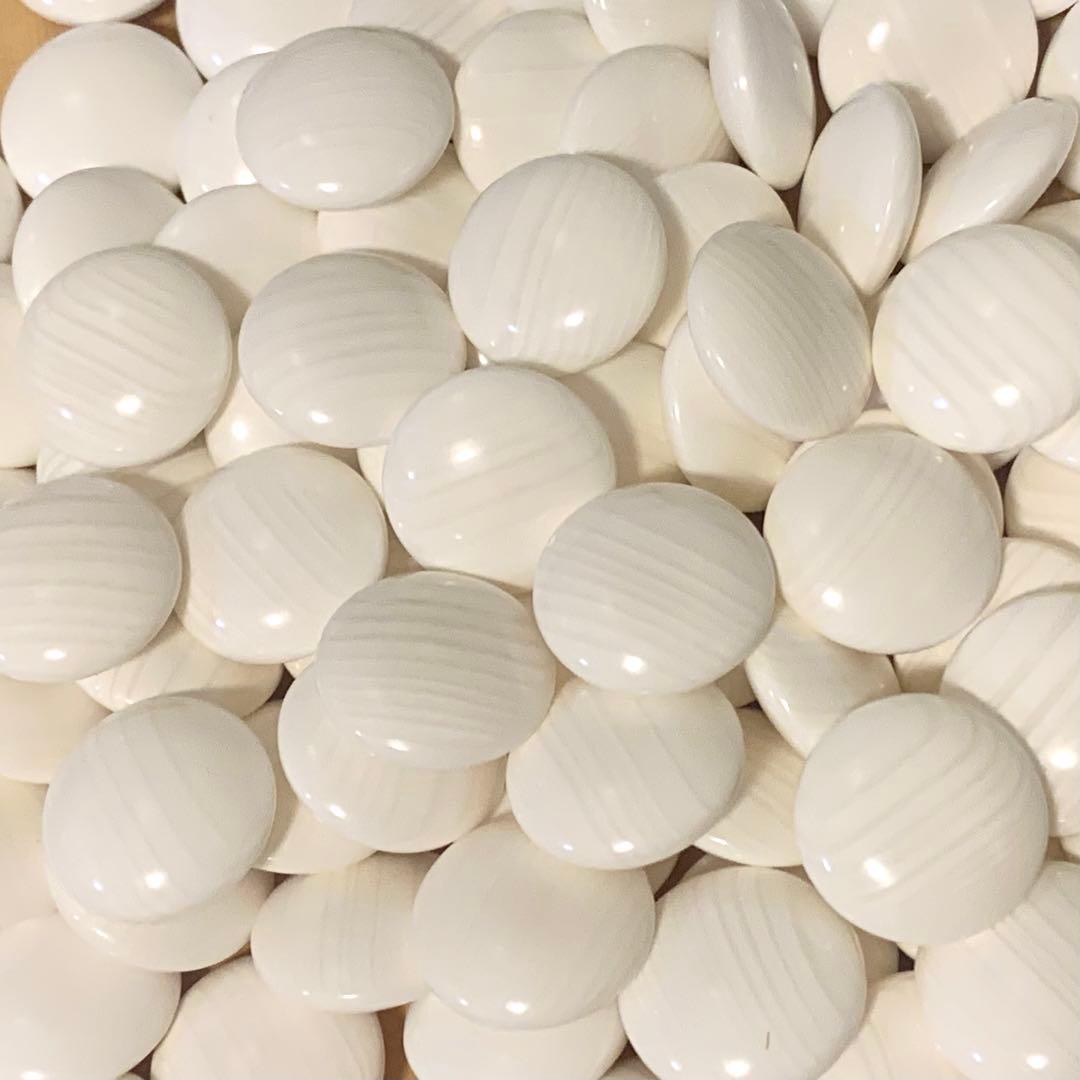 美品超貴重 厳選32,33号雪印 日向特製蛤碁石 高級碁笥美栄セット 数完備