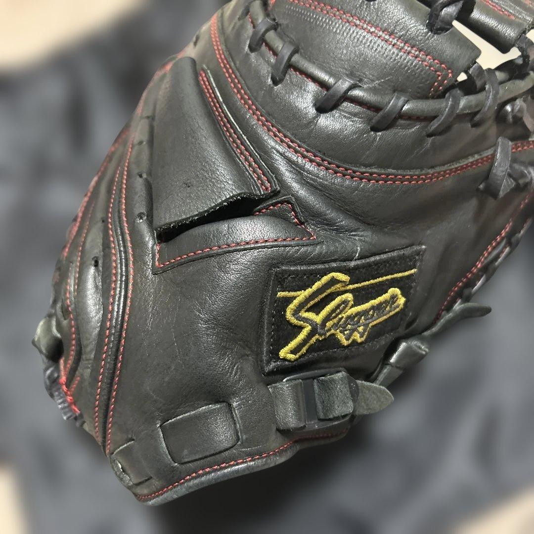 久保田スラッガー　KUBOTA SLUGGER 黒 軟式野球　キャッチャーミット