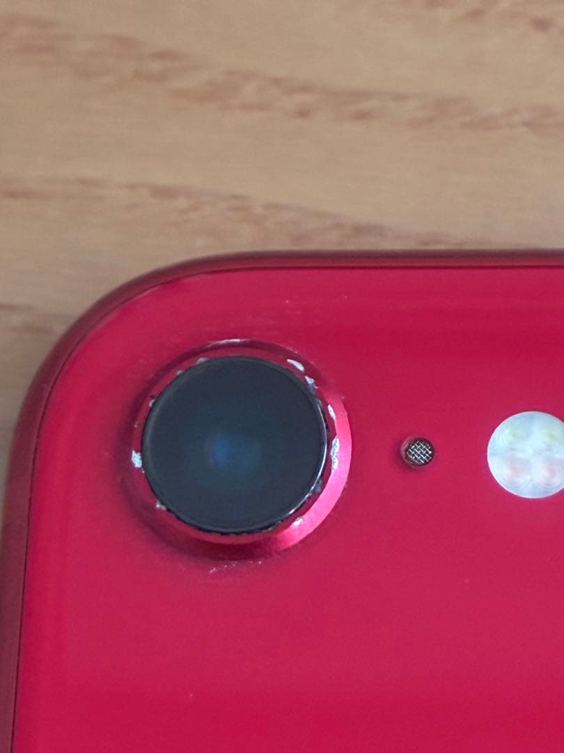 iPhoneSE第2世代　64GB レッド　新品イヤホン、電源アダプタ、箱付