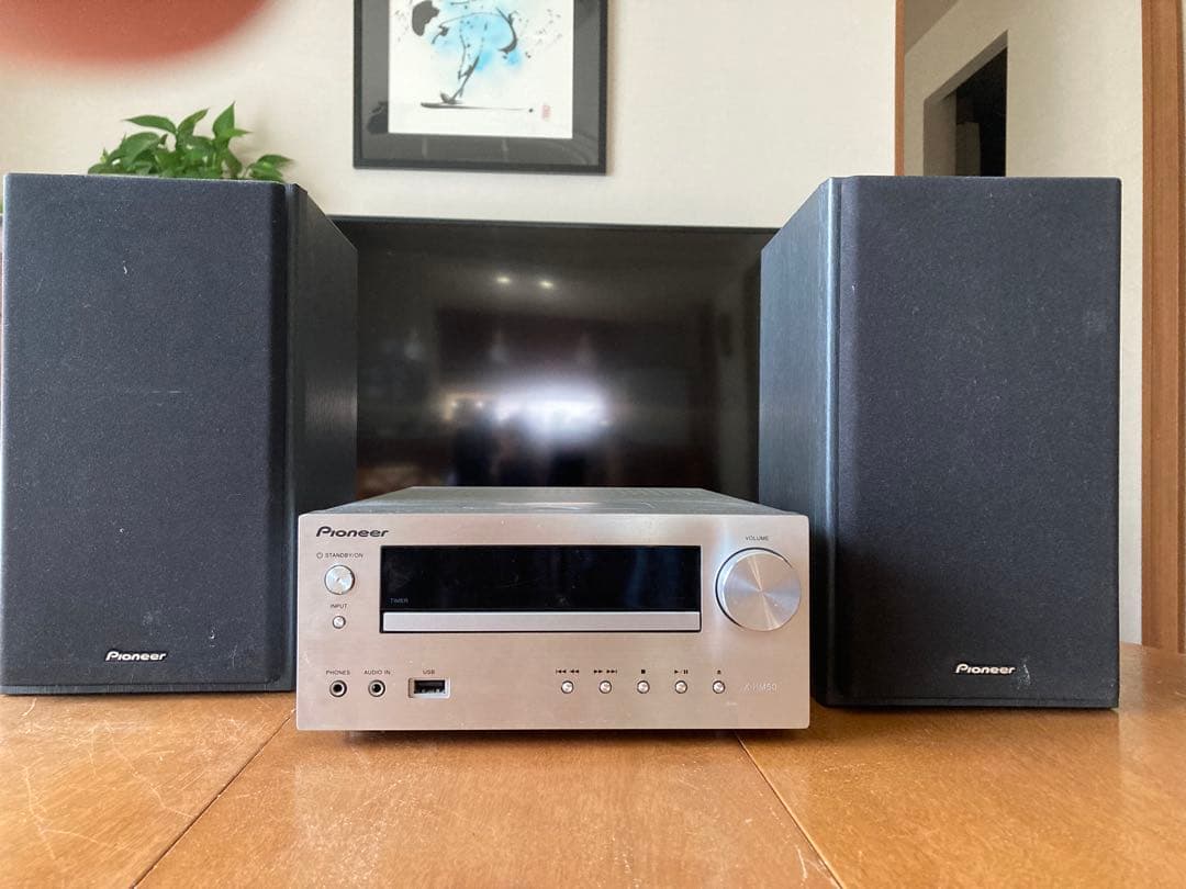 Pioneer CDミニコンポ X-HM50 iPod付き　USB再生可