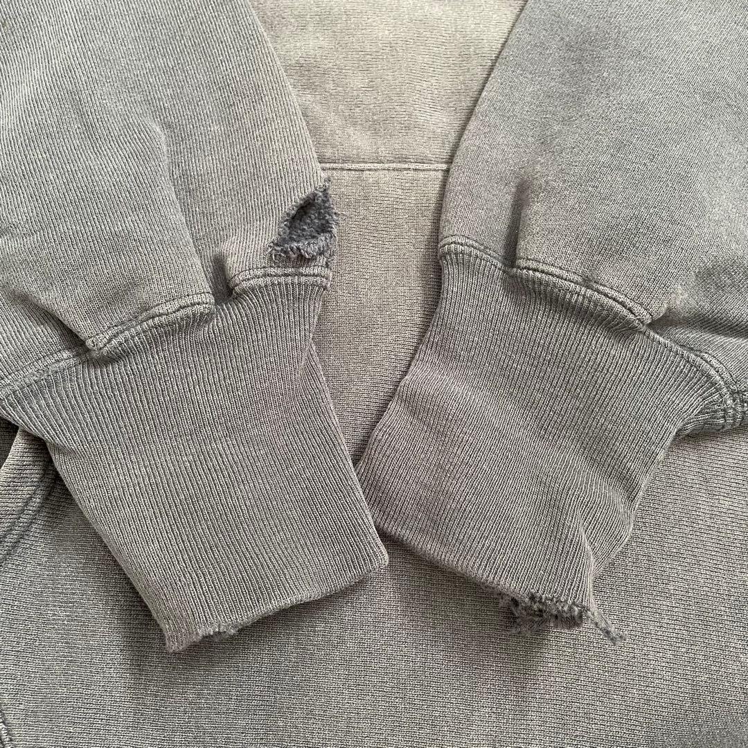 【雰囲気ネイビー！】チャンピオン　リバースウィーブ　フーディ　パーカー　紺　刺繍