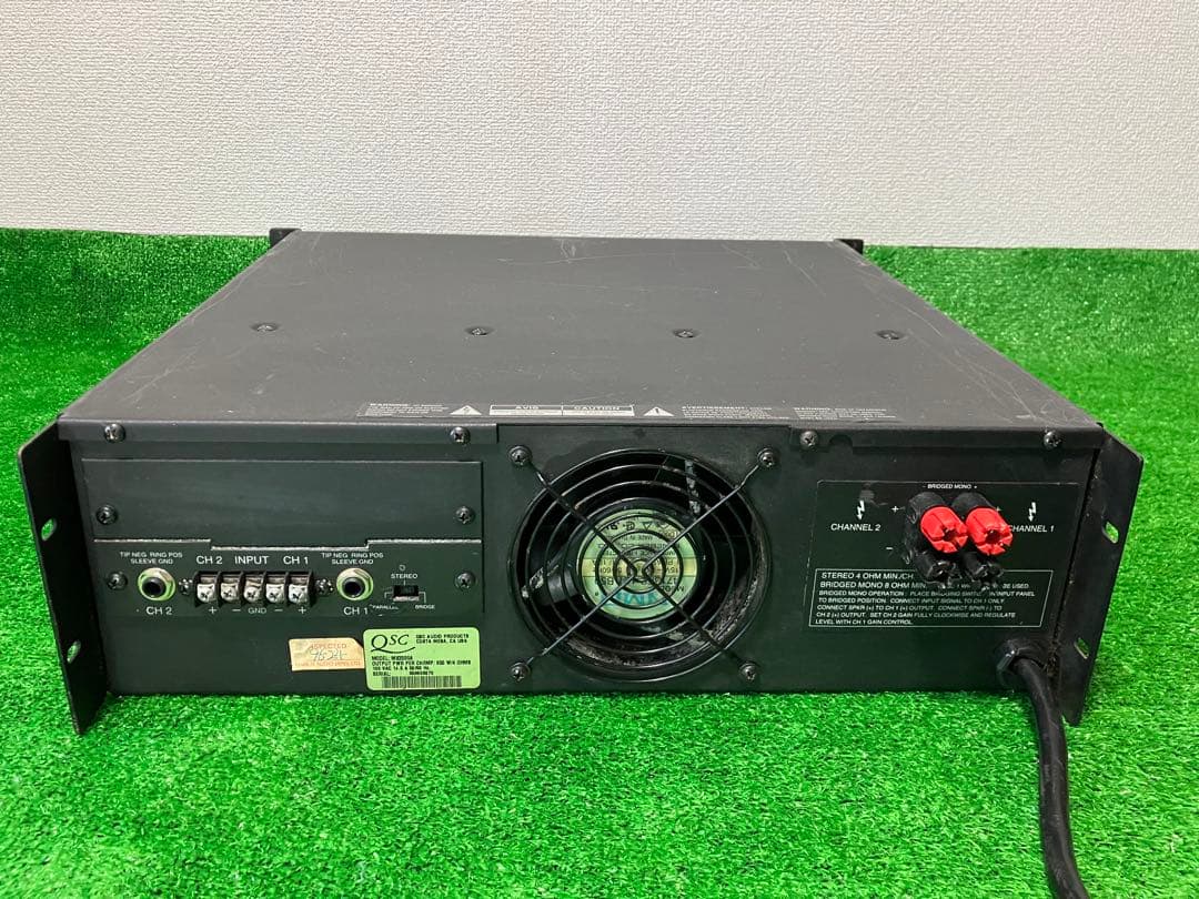 QSC　業務用　パワーアンプ　MX2000A　動作品
