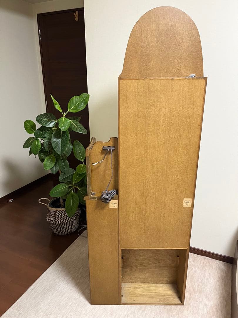 【１月８日出品終了】ドレッサー　鏡台 姿見　化粧台　ナラ材