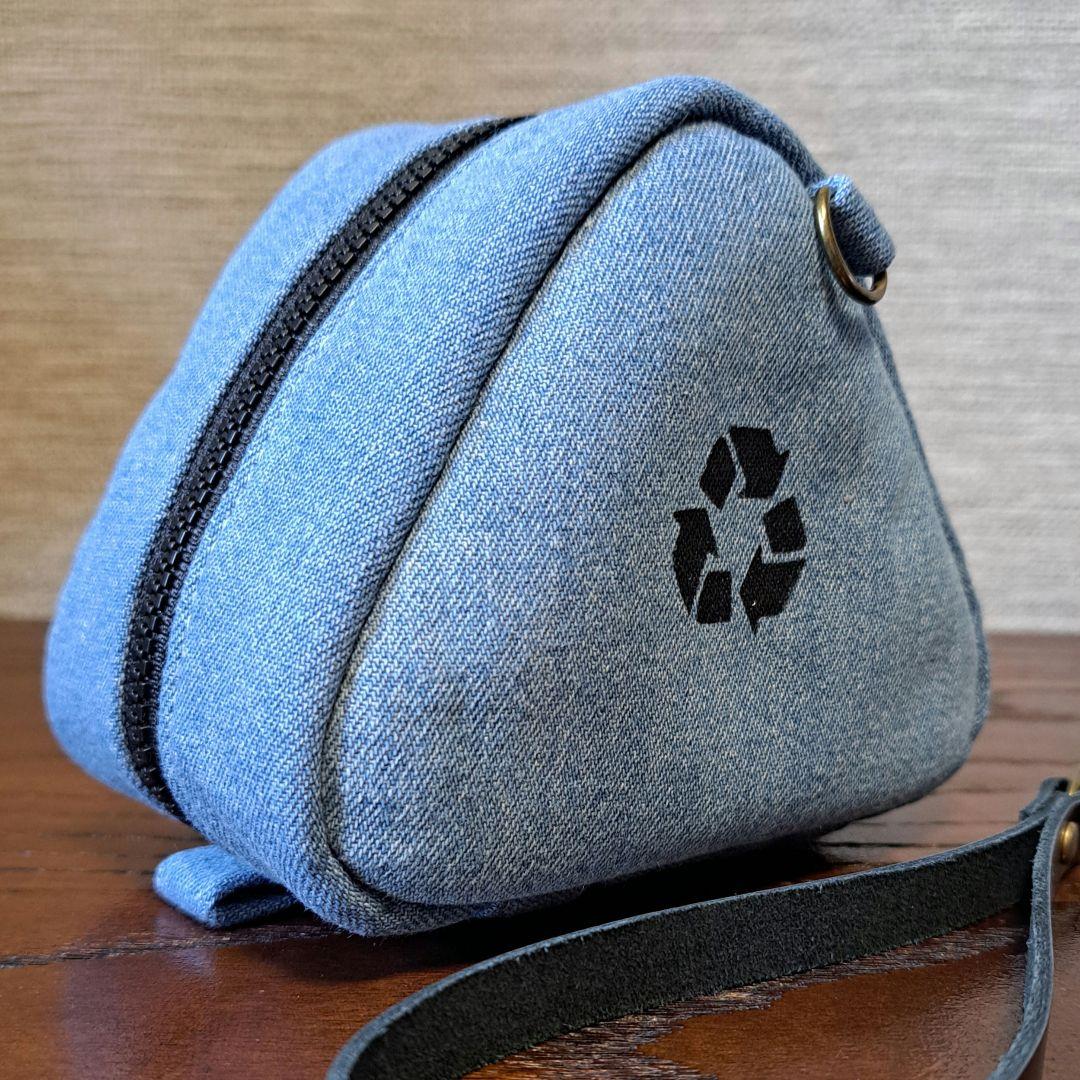 デニムリメイク♡おにぎりポーチ