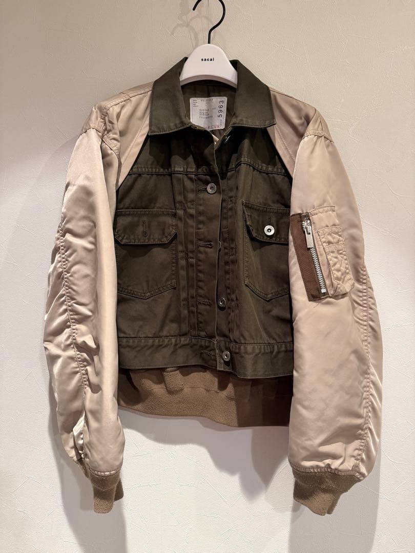 【即決OK値下不可】sacai ジャケット カーキ