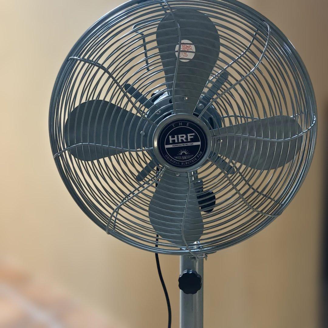 HERMOSA❤️レトロフロアファン 扇風機　アンティークブルー