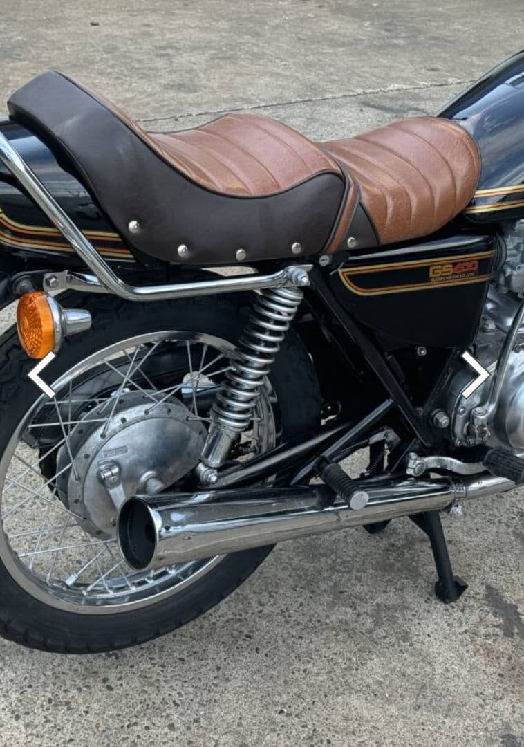 gs400 新品未使用　シート　ブラウン